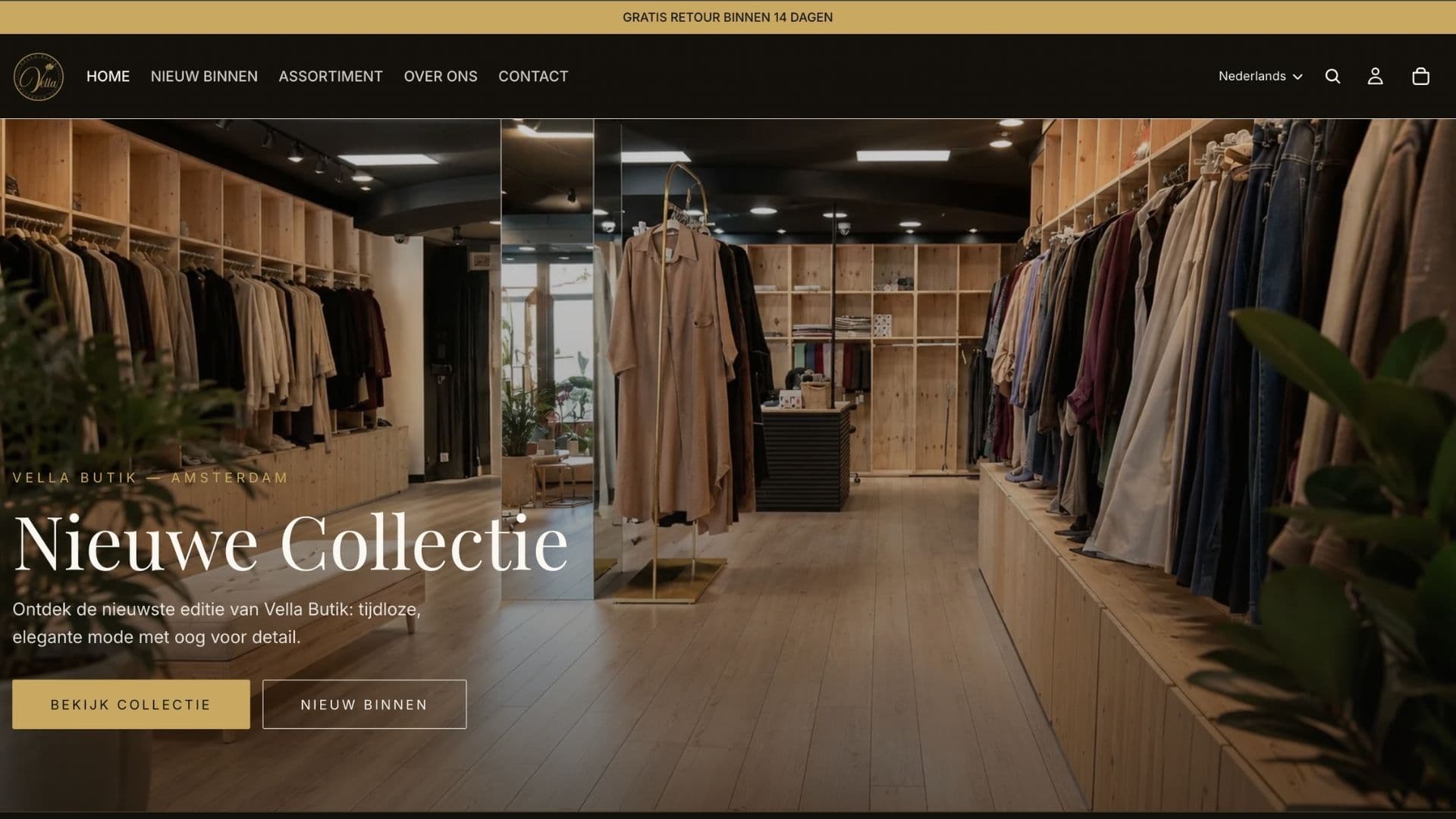 Vella Butik online moda vitrini